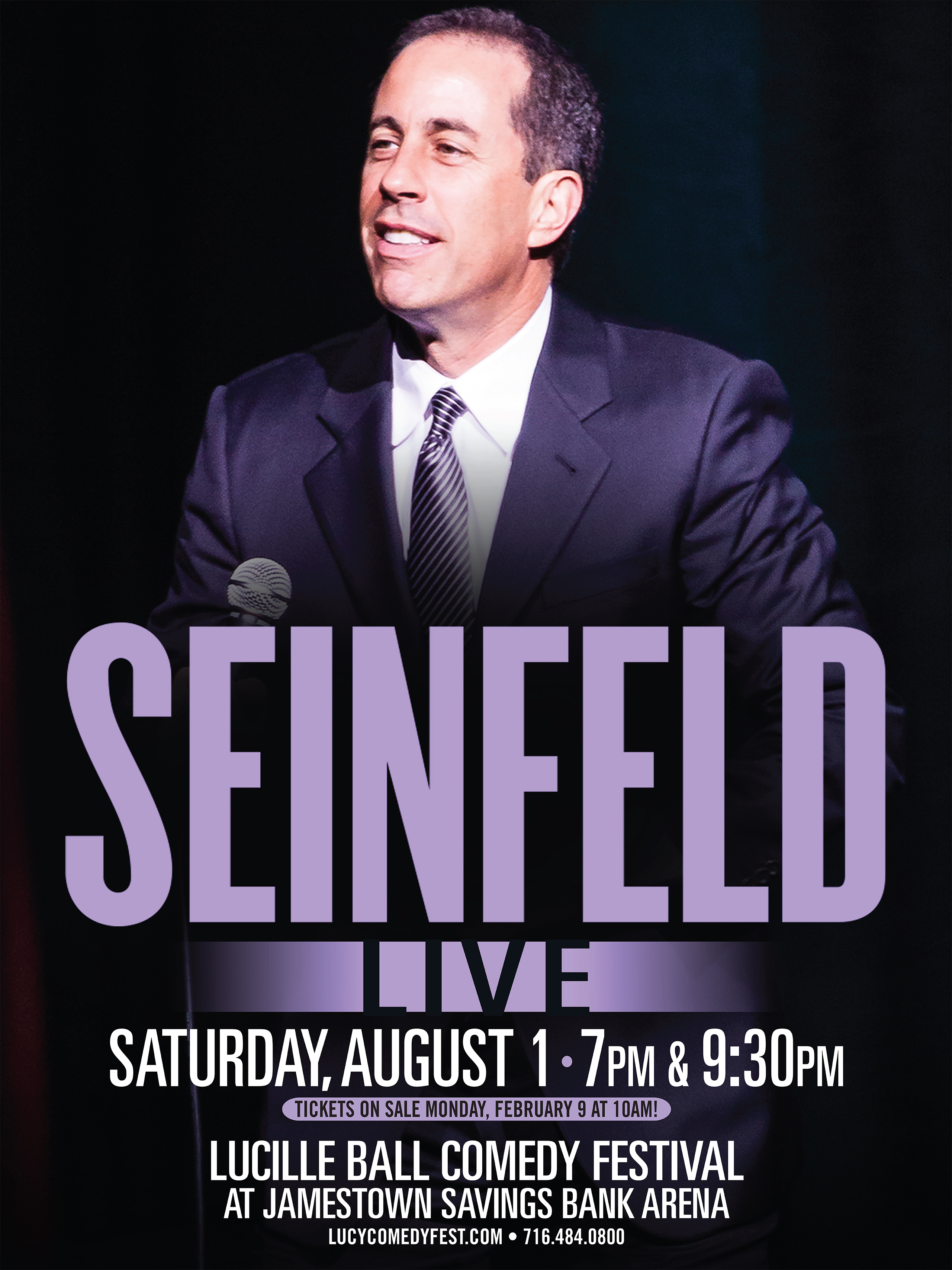 Seinfeld Tickets for 2015 Lucy Comedy Festival Go on Sale to General ...