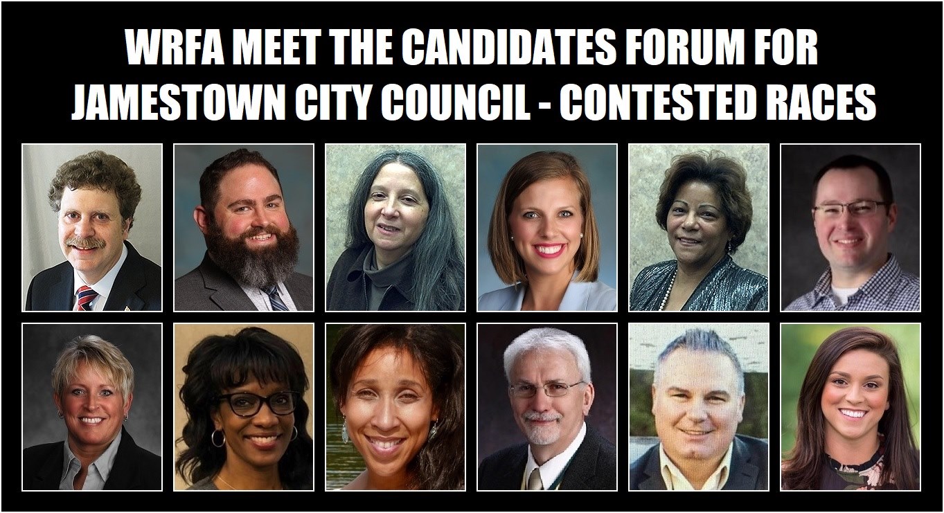 [LISTEN/WATCH] WRFA Meet The City Council Candidates Forum From Oct. 24