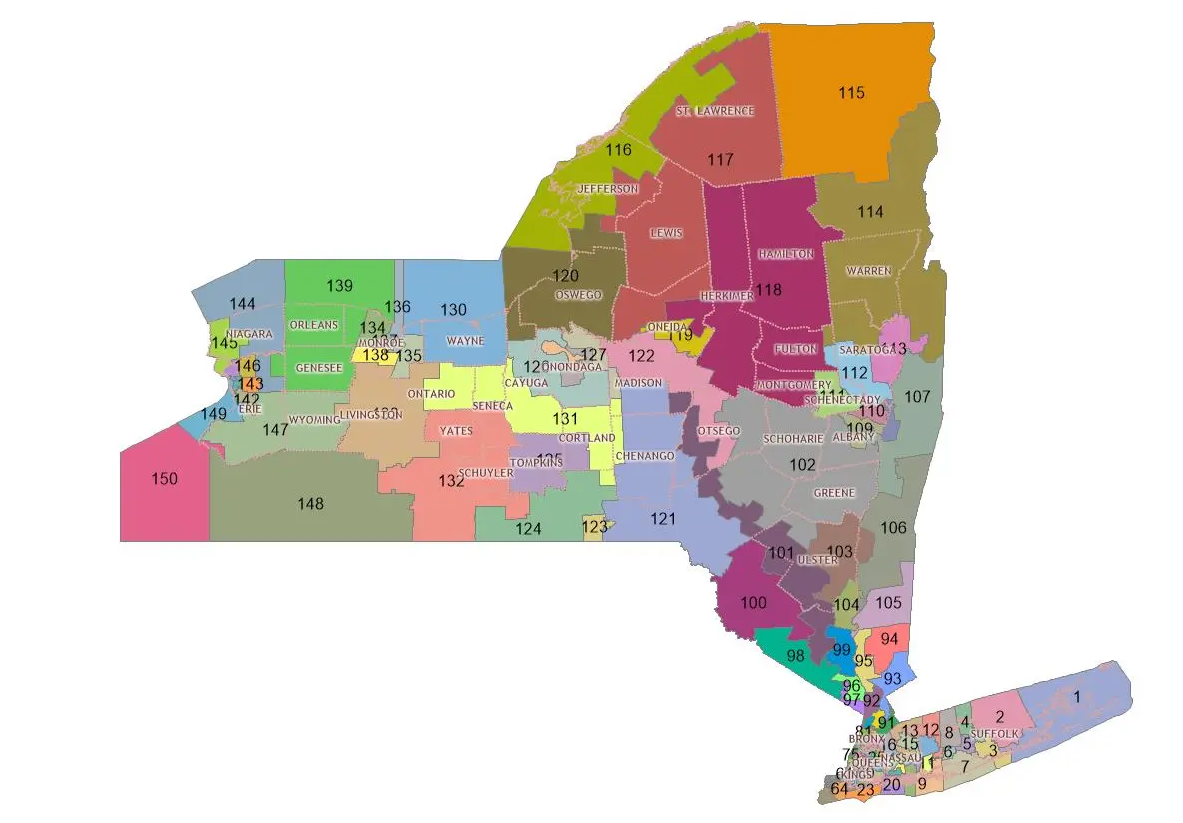 New York State Assembly District Map 2024 - Rey Lenore